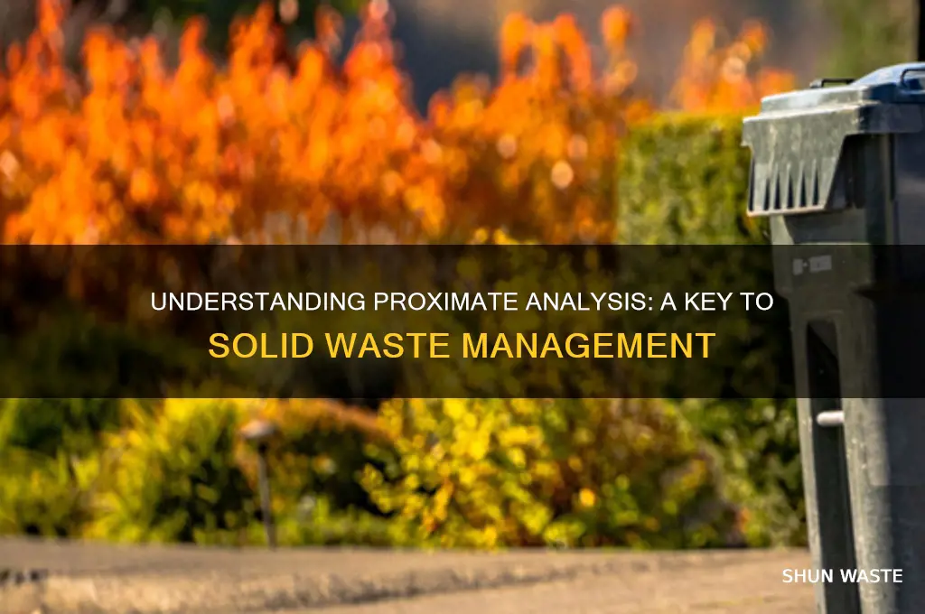 what is proximate analysis of solid waste