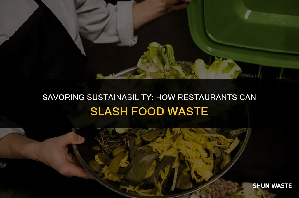 what is reduce in food waste at restaurants