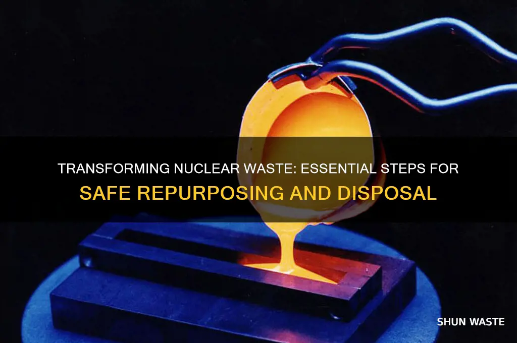 what is required to turn nuclear waste