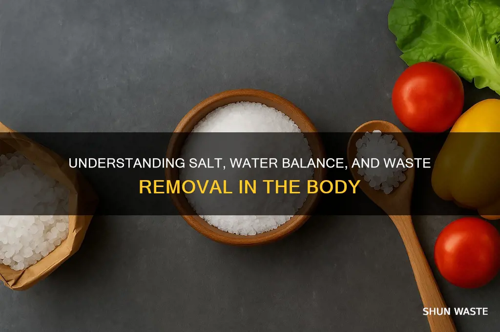 what is salt and water balance and waste removal