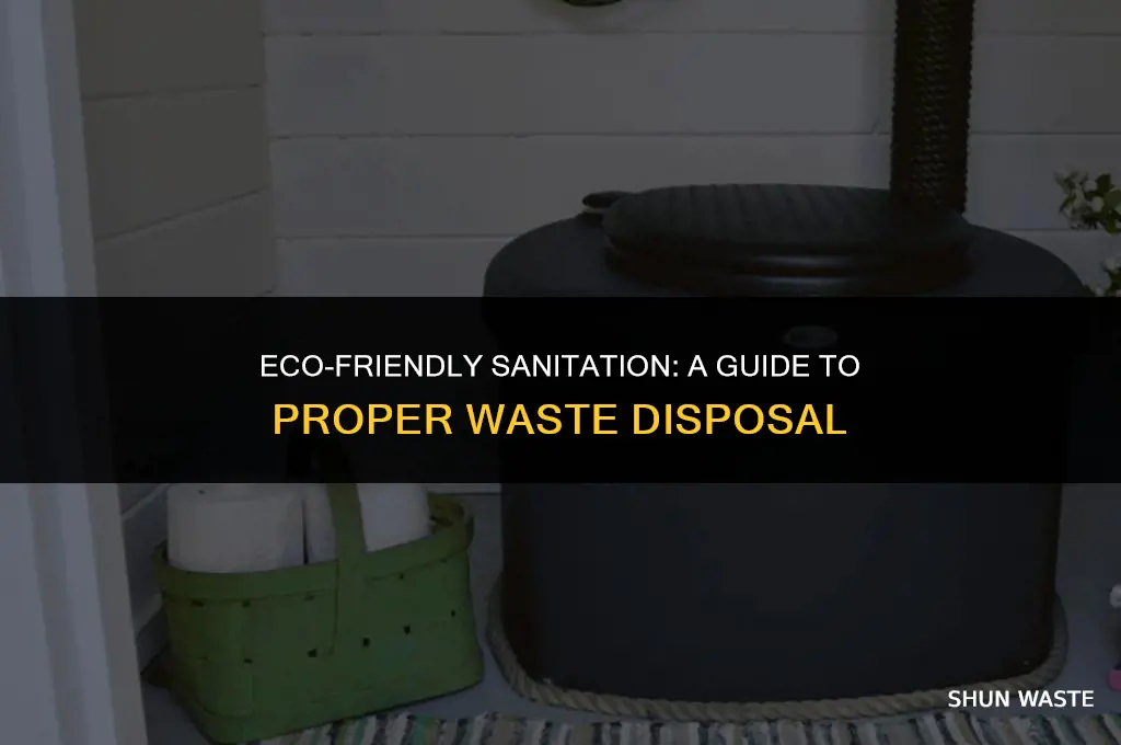 what is sanitary waste disposal