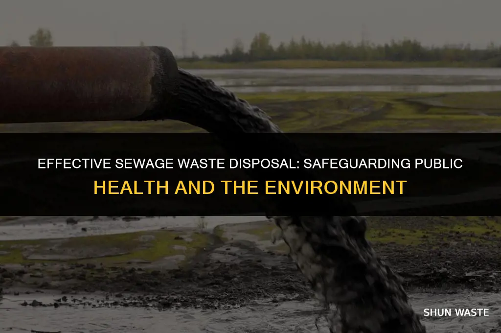 what is sewage waste disposal