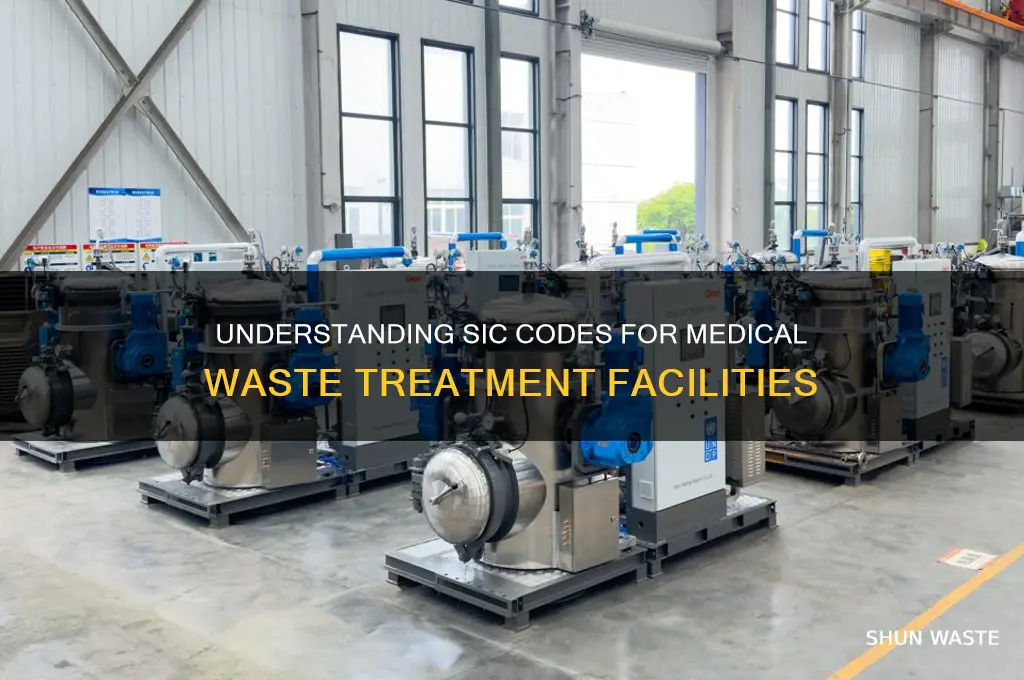 what is sic code for a medical waste treatment facility