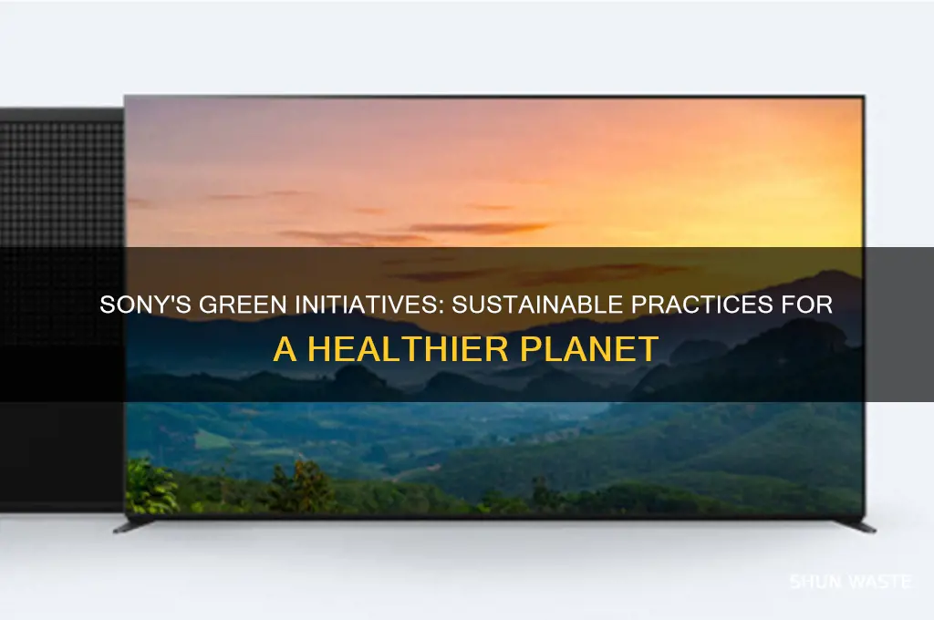 what is sony doing to help the environment