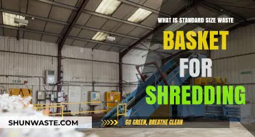 Standard Waste Basket Size for Shredding: A Practical Guide