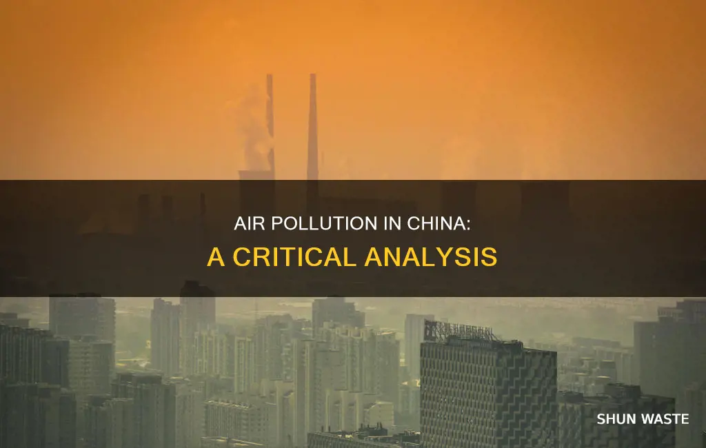 what is the air pollution percent in china