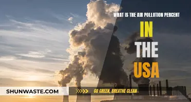 Air Pollution in the USA: Percentages and Trends