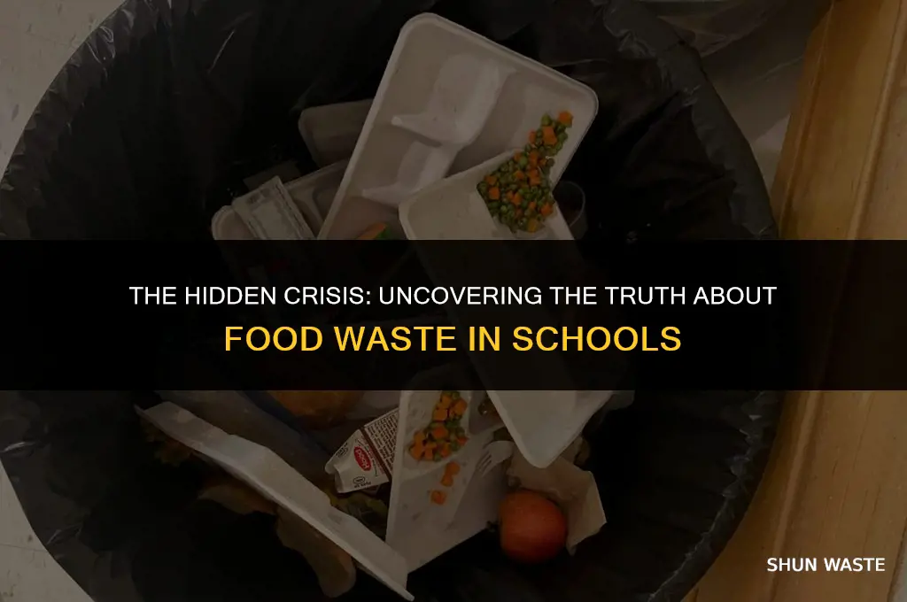 what is the argument about food waste in schools