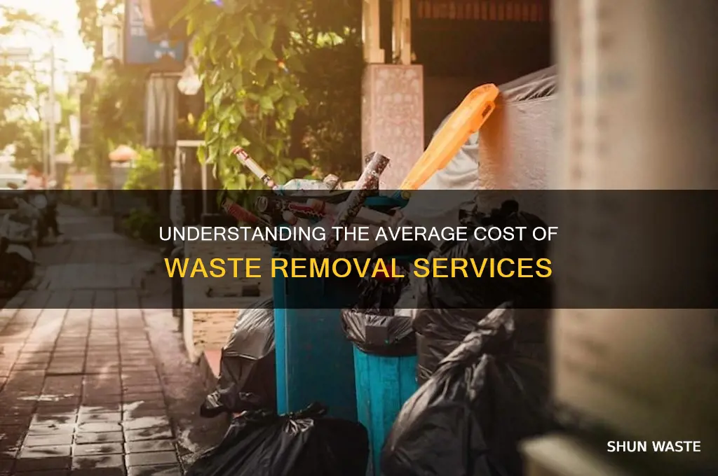 what is the average cost of waste removal