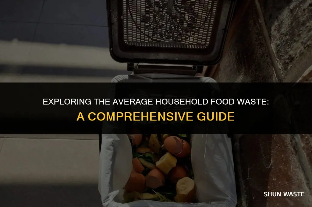 what is the average household food waste