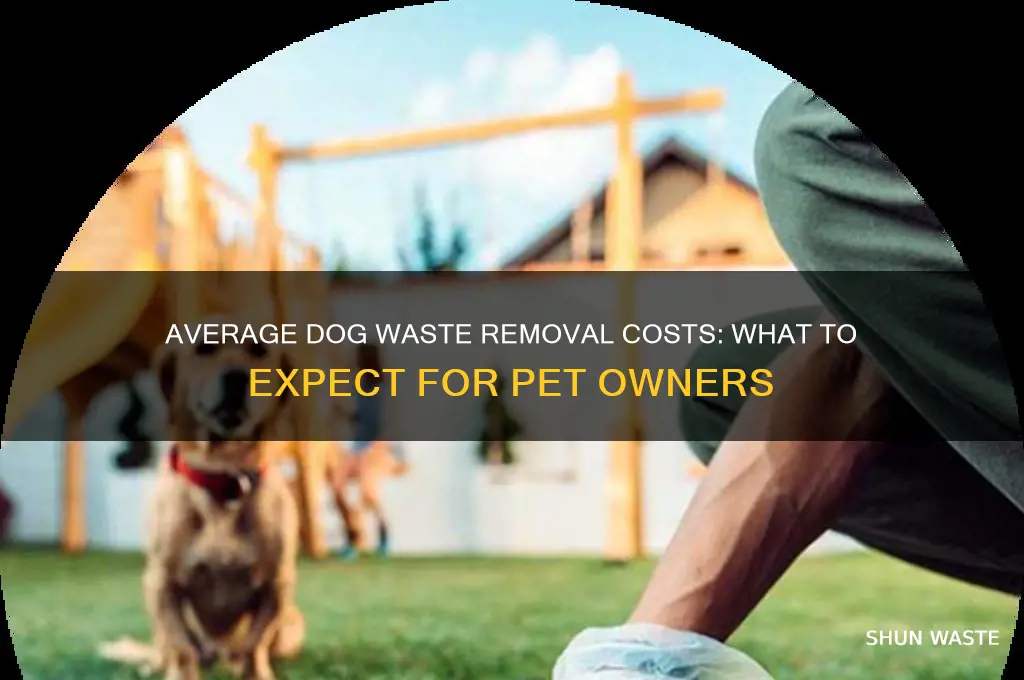 what is the average price of dog waste removal