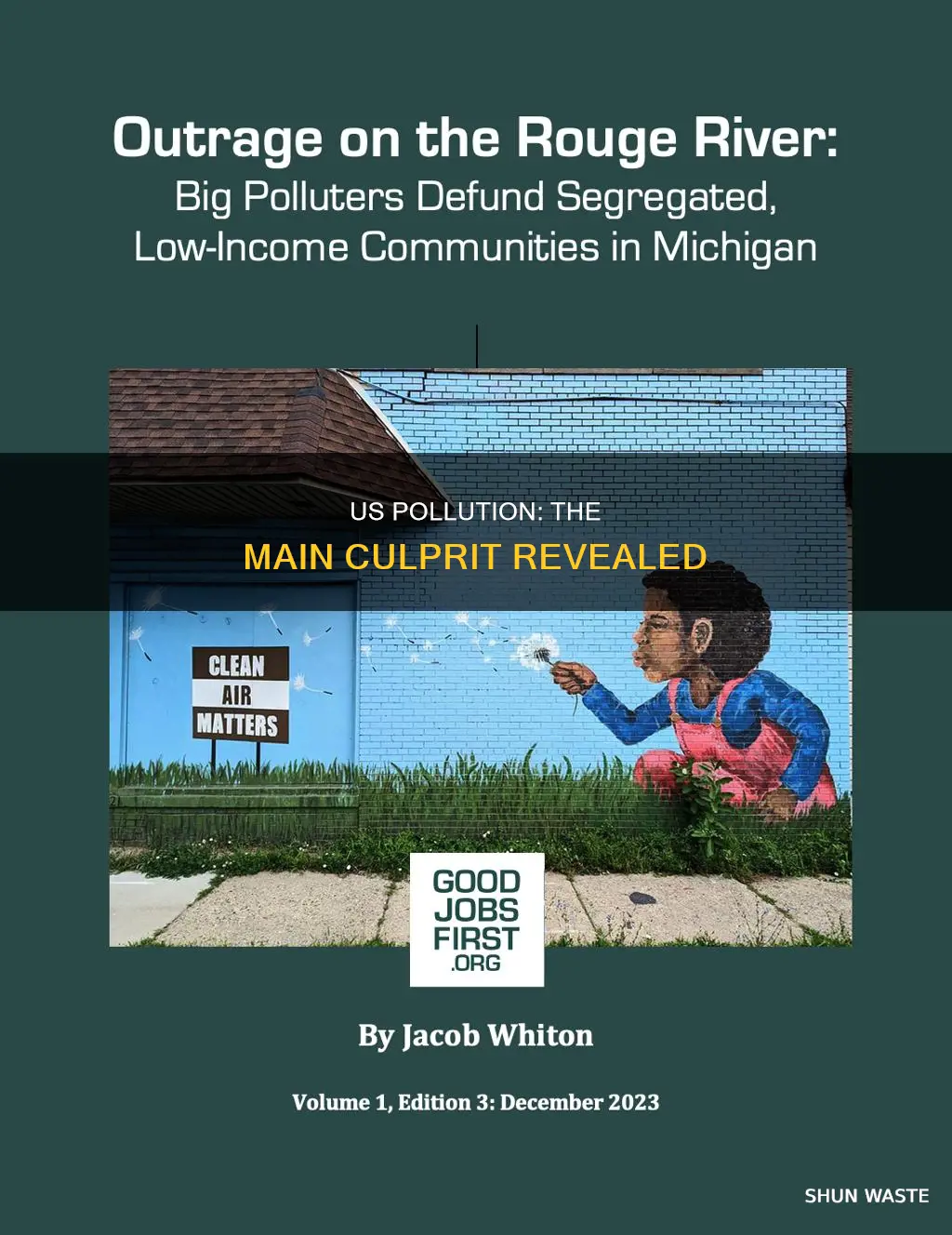 what is the biggest source of pollution in the us