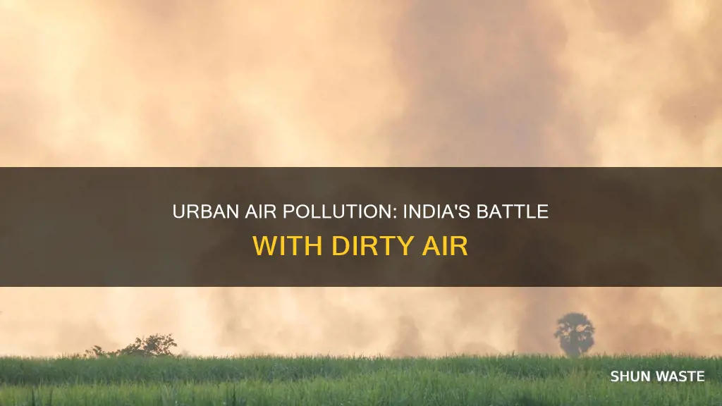 what is the cause of urban air pollution in india