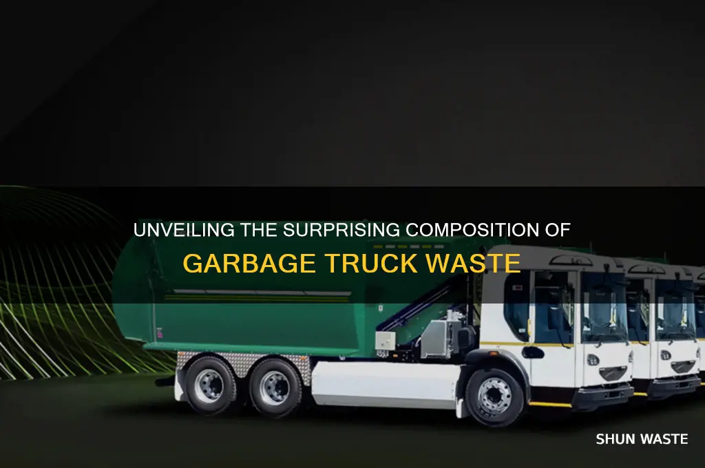 what is the composition of garbage truck waste