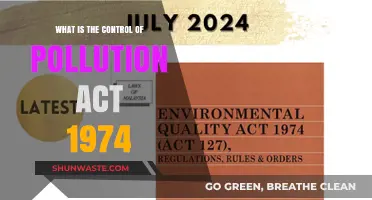 Pollution Control Act: Understanding the 1974 Legislation