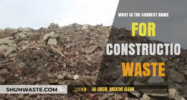 Understanding Construction Waste: Proper Terminology for Debris and Materials