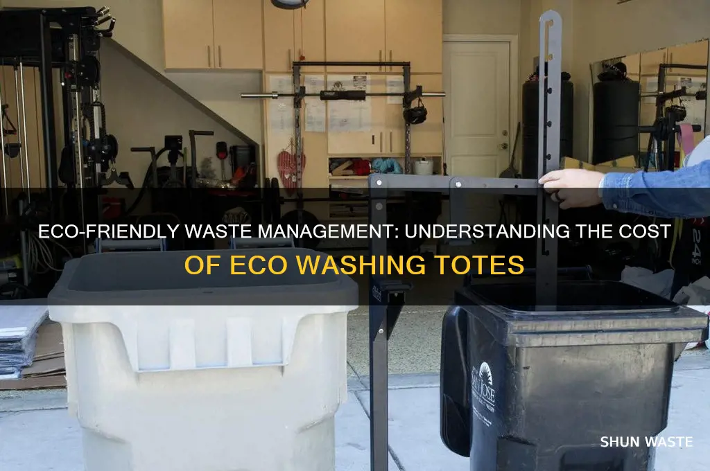 what is the cost for eco washing waste toters