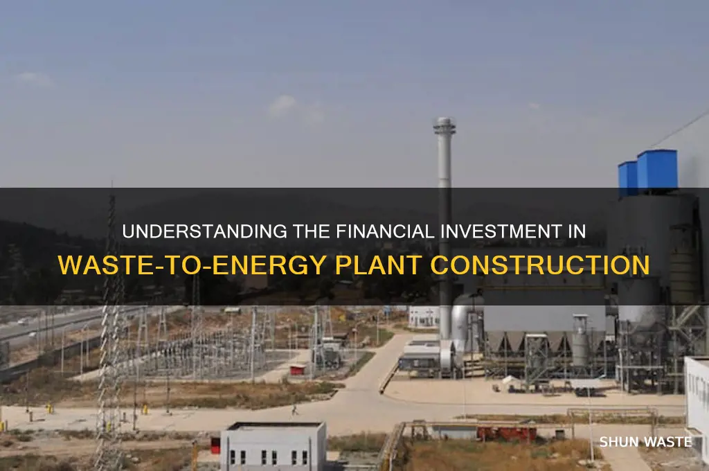 what is the cost of waste to energy plant