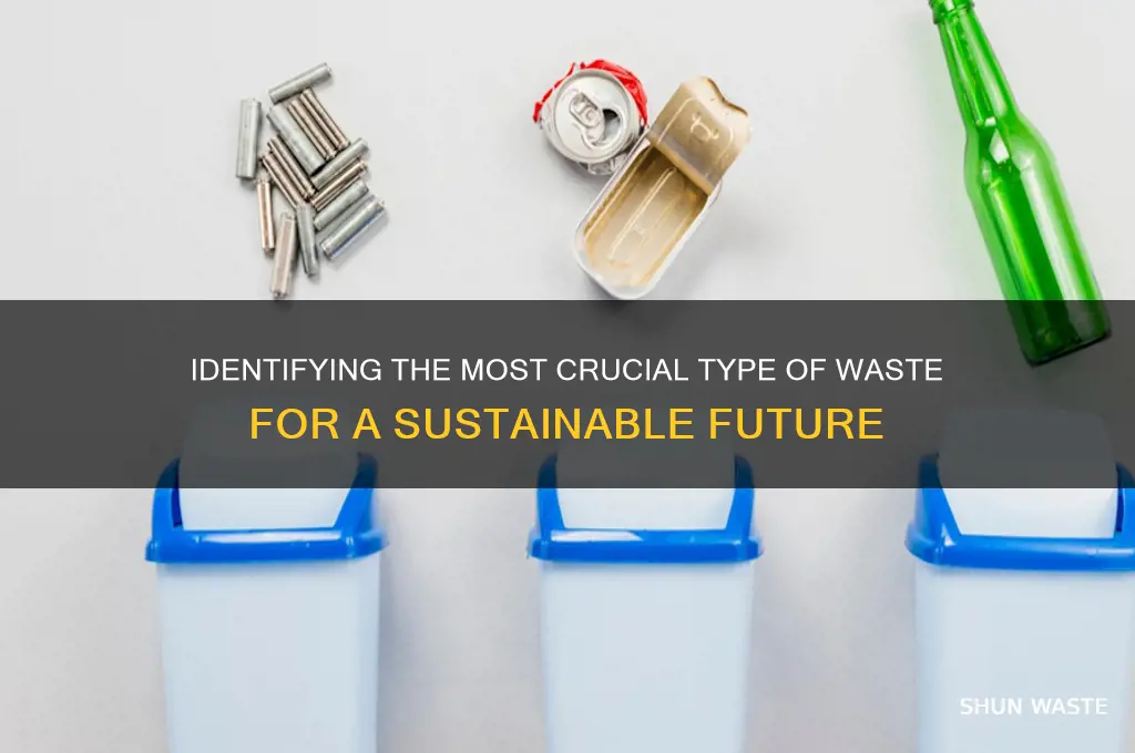 what is the crucial type of waste