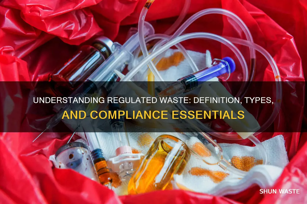 what is the definition of a regulated waste