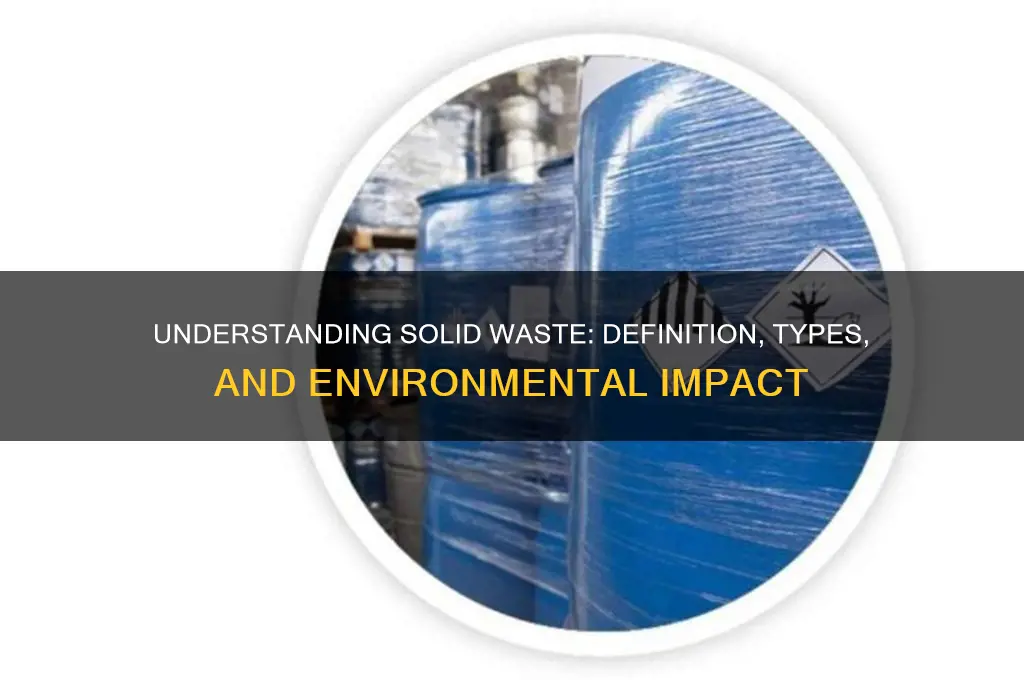 what is the definition of a solid waste