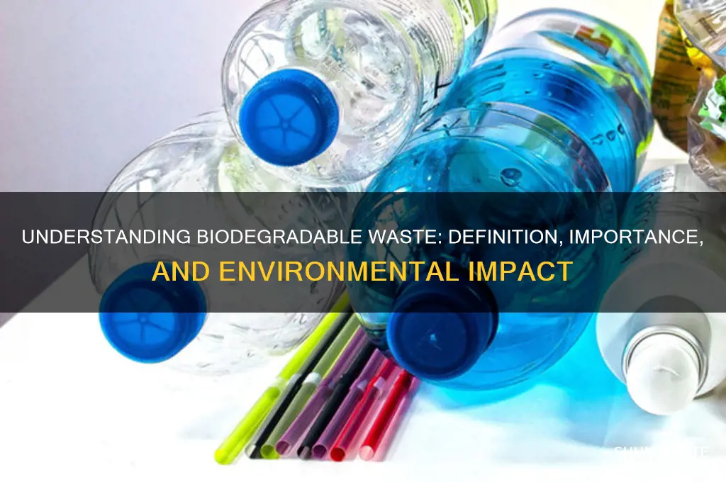 what is the definition of biodegradable waste