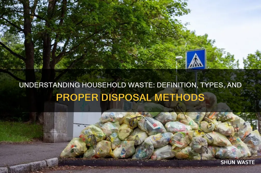 what is the definition of household waste