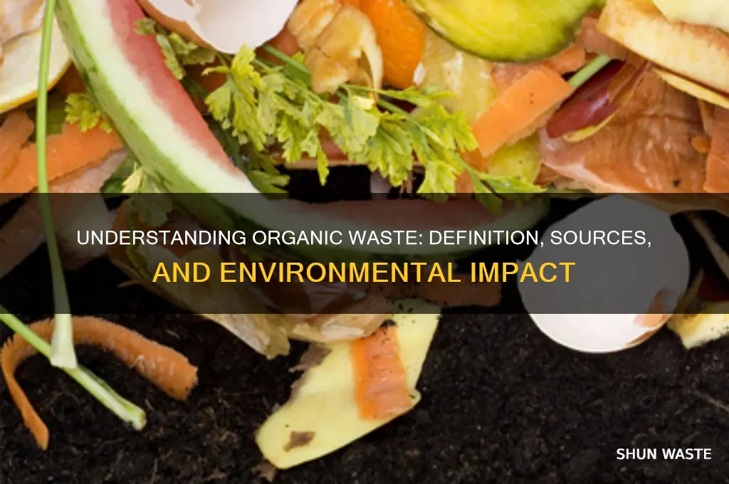what is the definition of organic waste