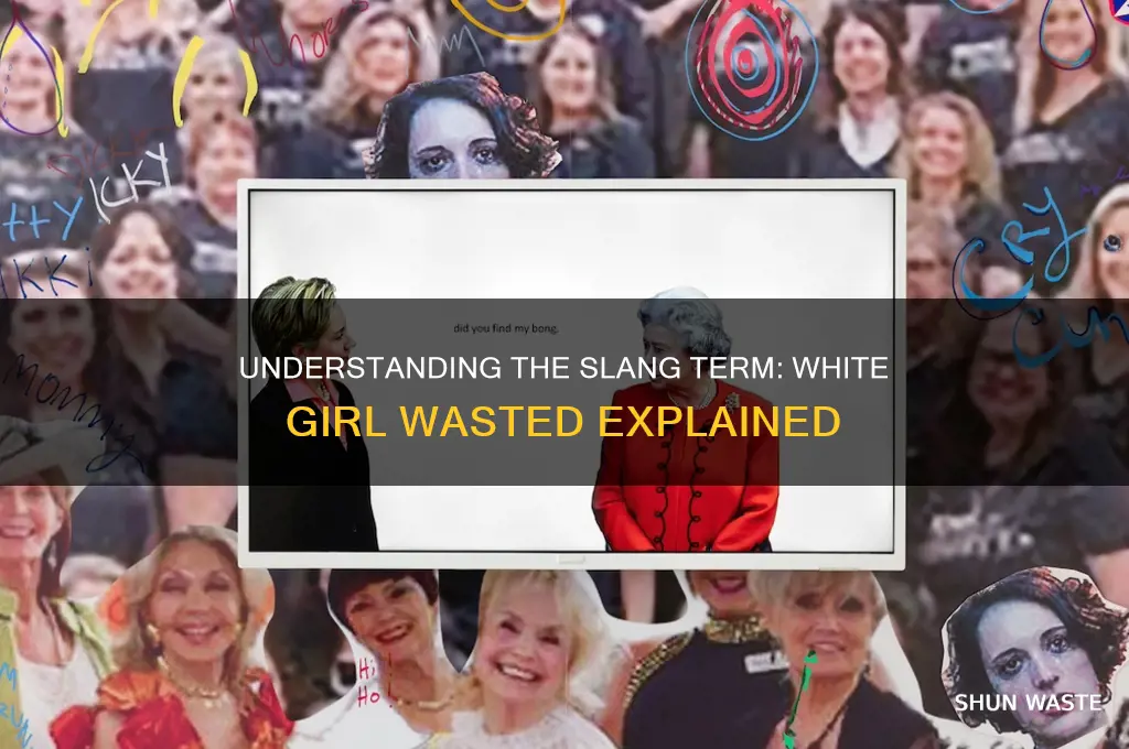 what is the definition of white girl wasted