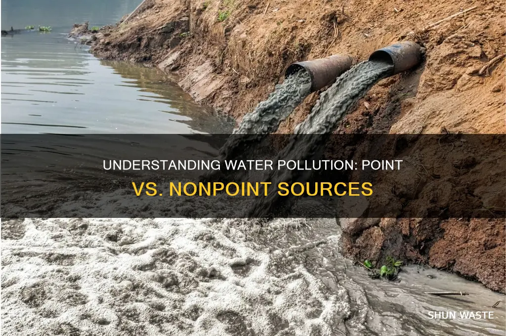 what is the difference between point and nonpoint water pollution