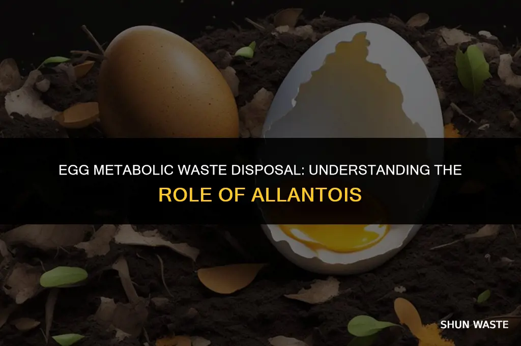 what is the disposal sac for metabolic wastes in eggs