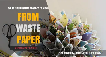 Transforming Trash: Simple DIY Crafts from Recycled Waste Paper
