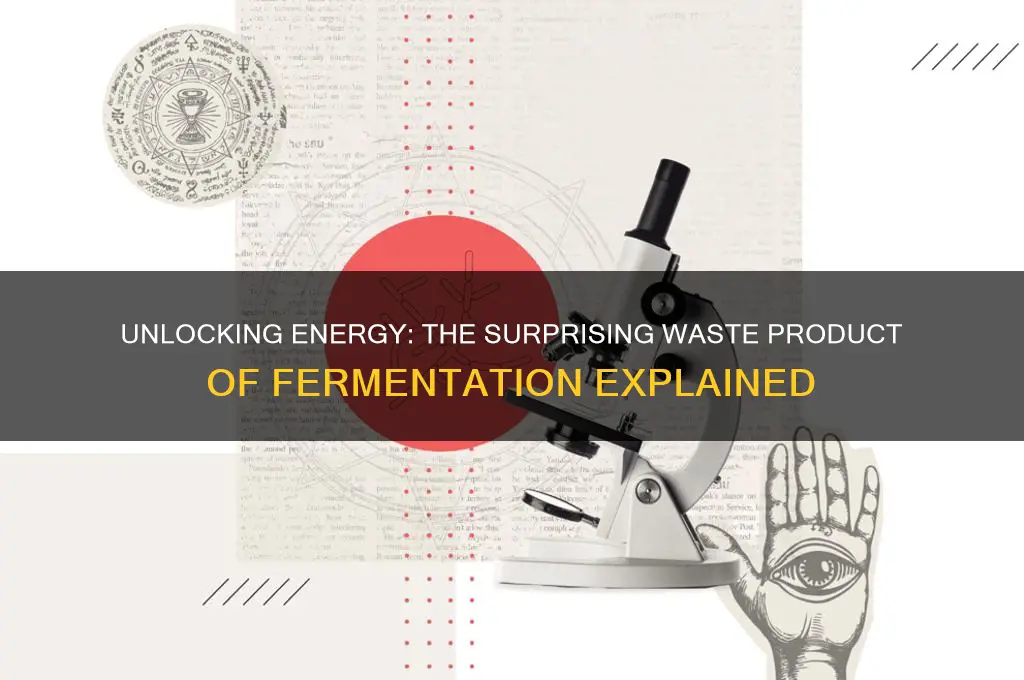 what is the energy rich waste product of fermentation