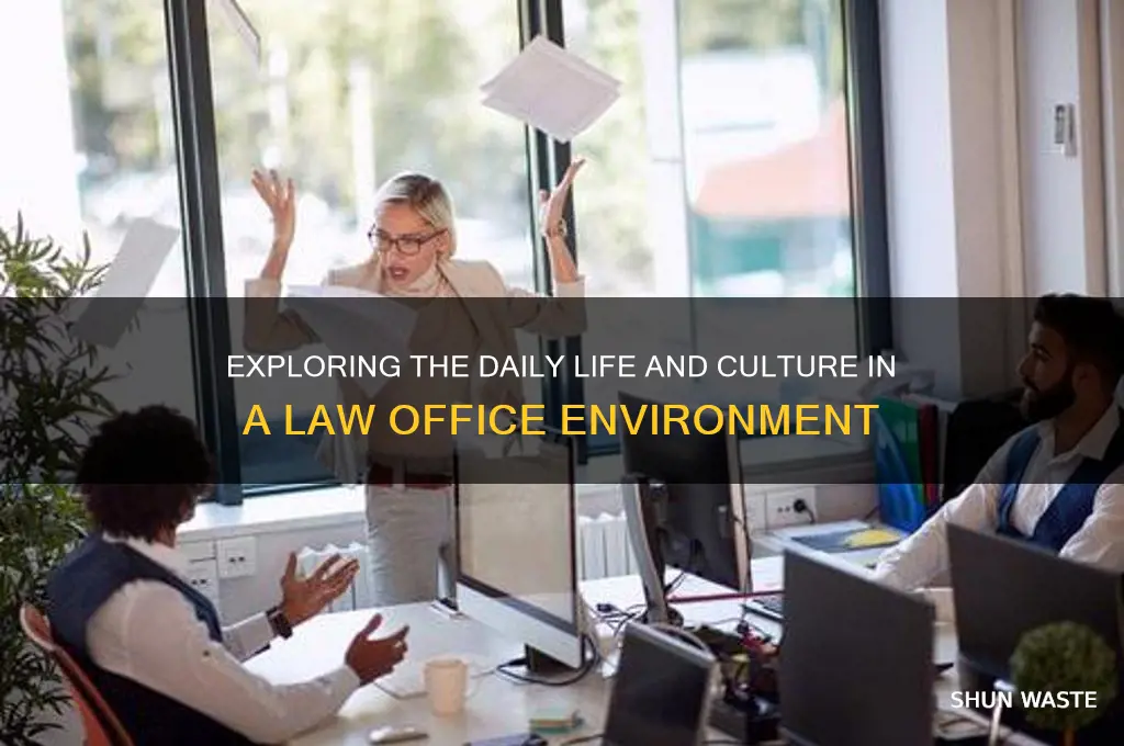 what is the environment like working in a lawyers office