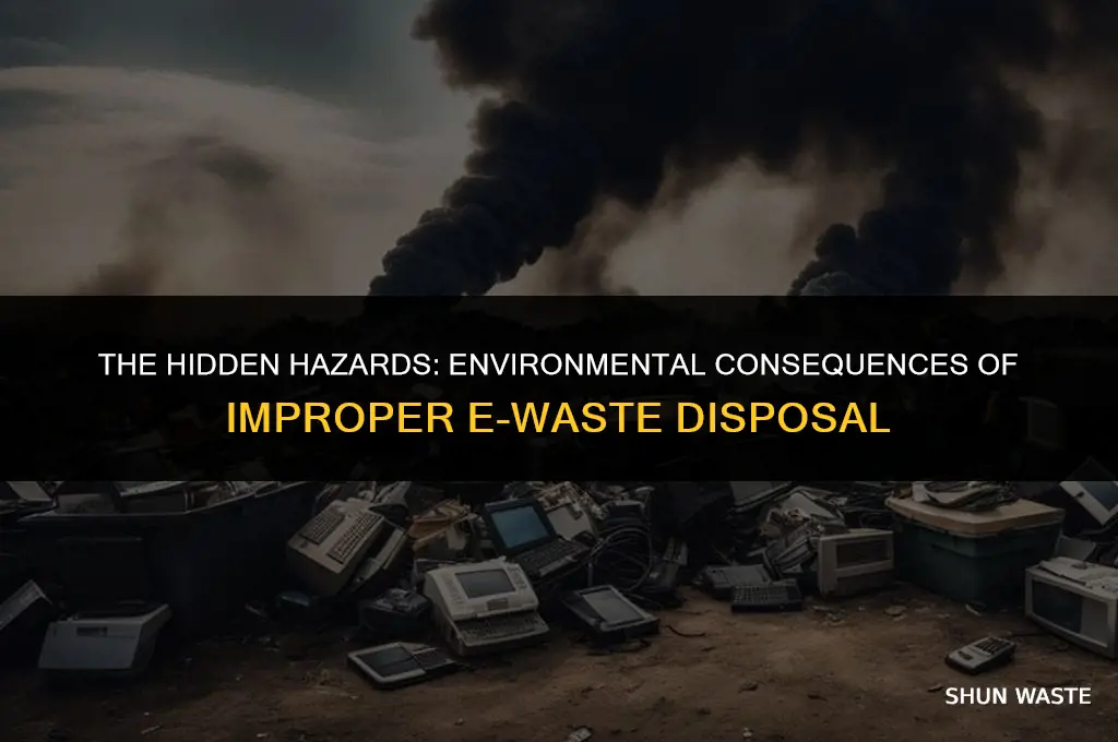 what is the environmental impact of disposing of e-waste incorrectly