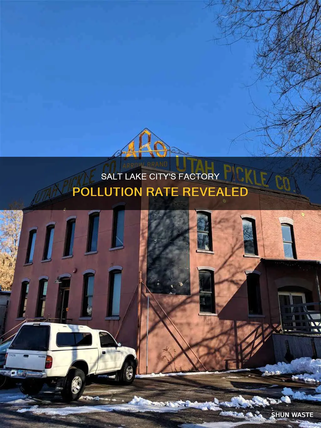 what is the factory pollution rate for salt lake city