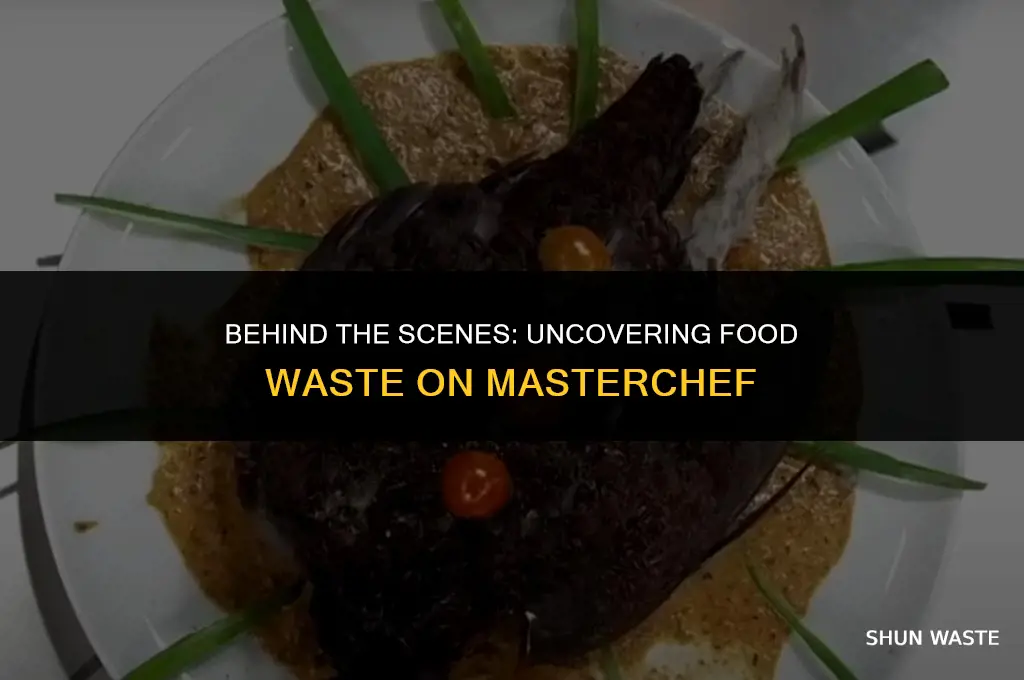 what is the food waste on masterchef