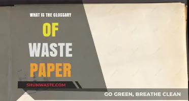 Understanding Waste Paper: A Comprehensive Glossary of Key Terms
