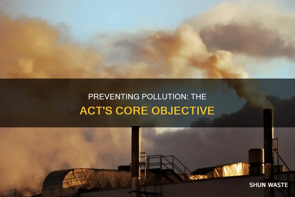 what is the goal of the pollution prevention act