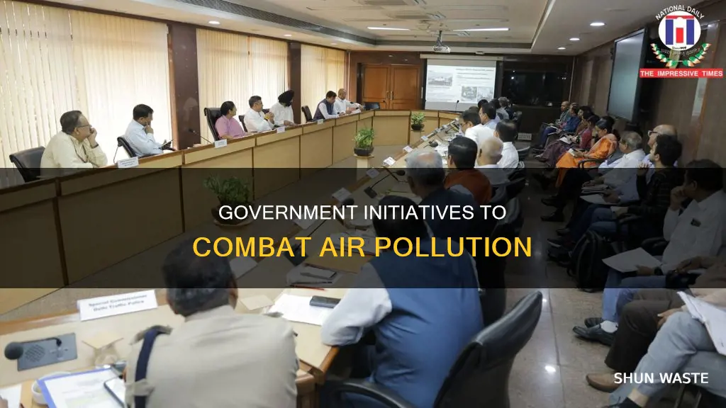 what is the government doing to solve air pollution