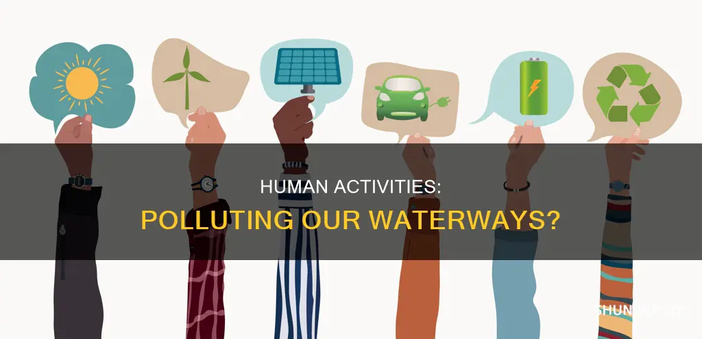 what is the human impact on water pollution