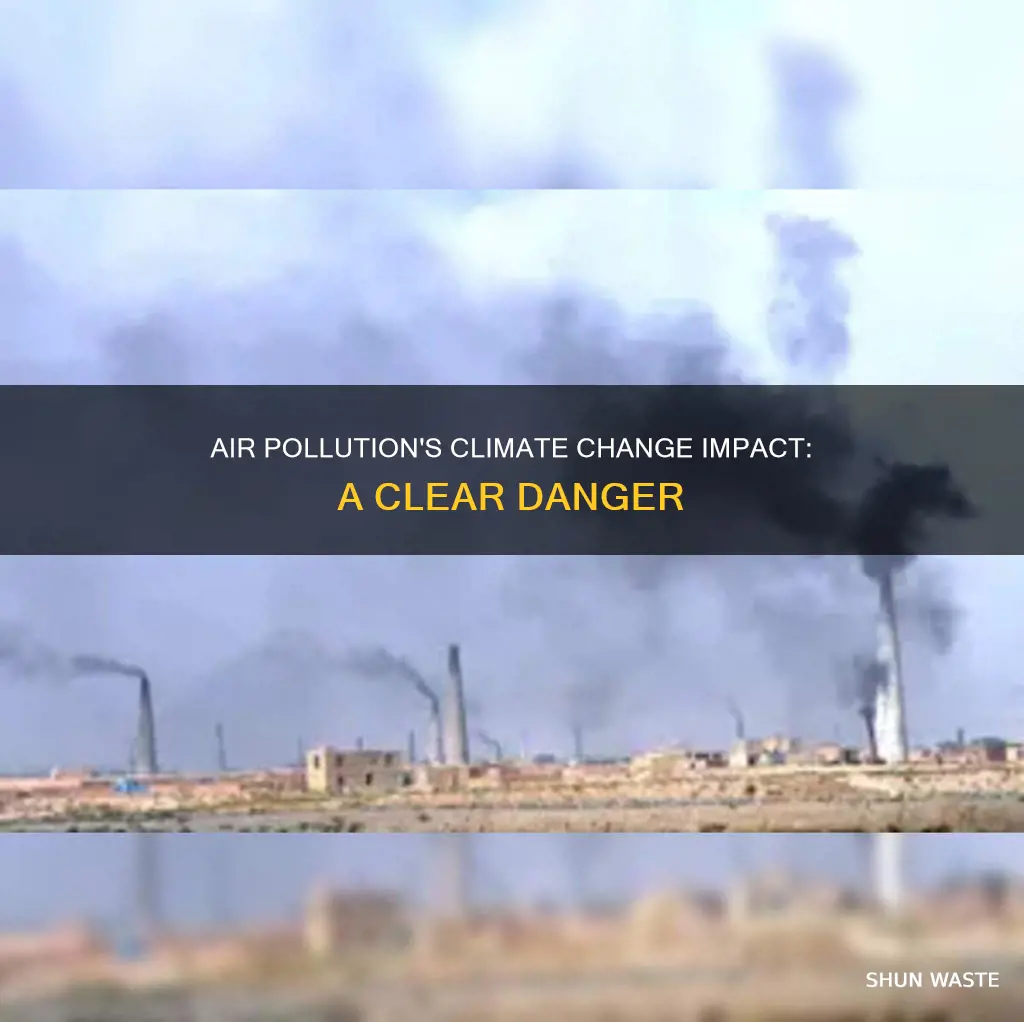 what is the impact of air pollution on climate change