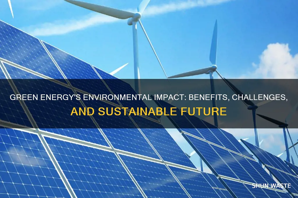 what is the impact of green energy on the environment