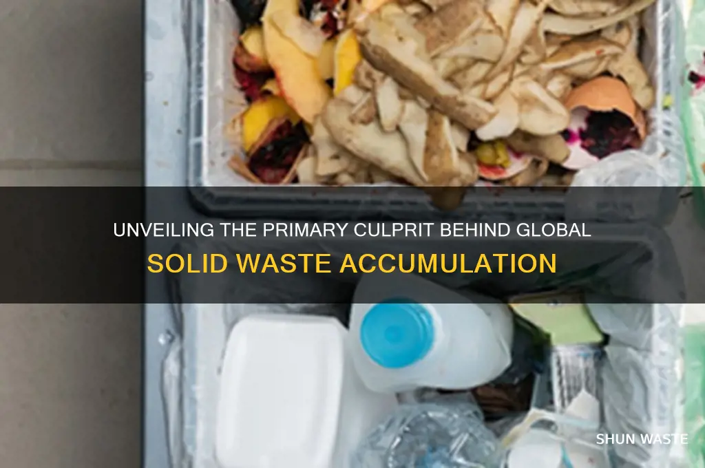 what is the largest contributor to solid waste