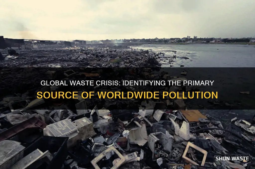 what is the largest contributor to waste worldwide