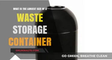 Exploring the Maximum Capacity of Waste Storage Containers: Sizes and Limits