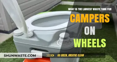 Discover the Largest Waste Tank for Campers on Wheels