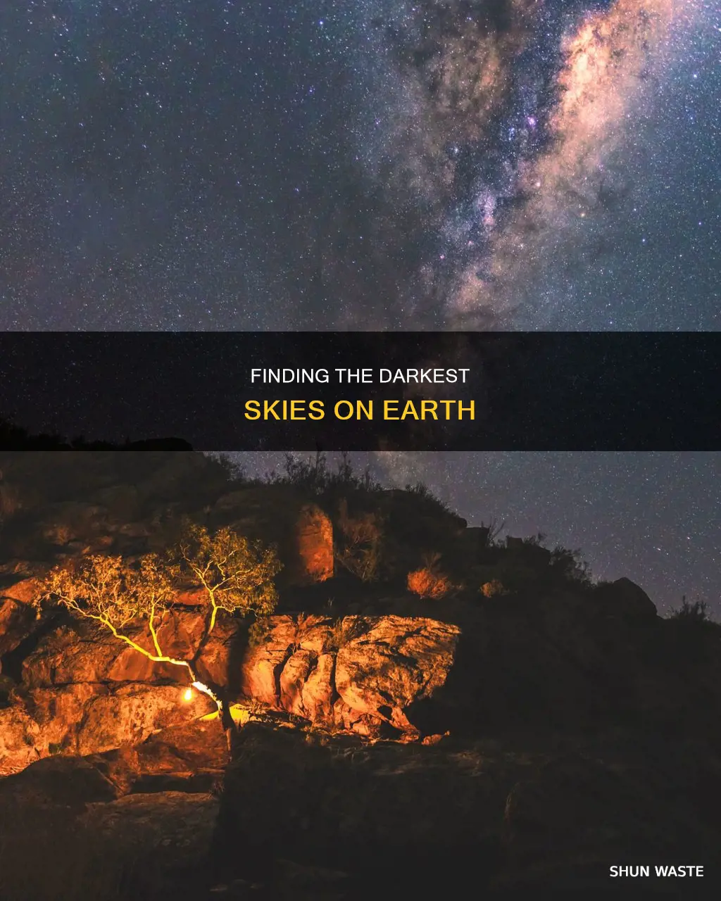 what is the least light polluted place on earth