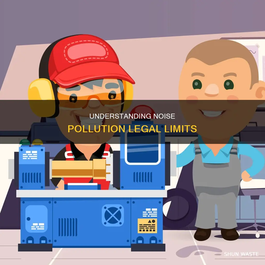what is the legal limit for noise pollution