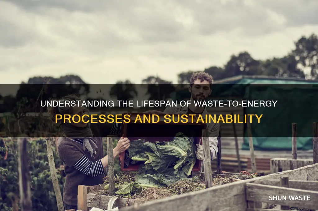 what is the lifetime of a waste to energy
